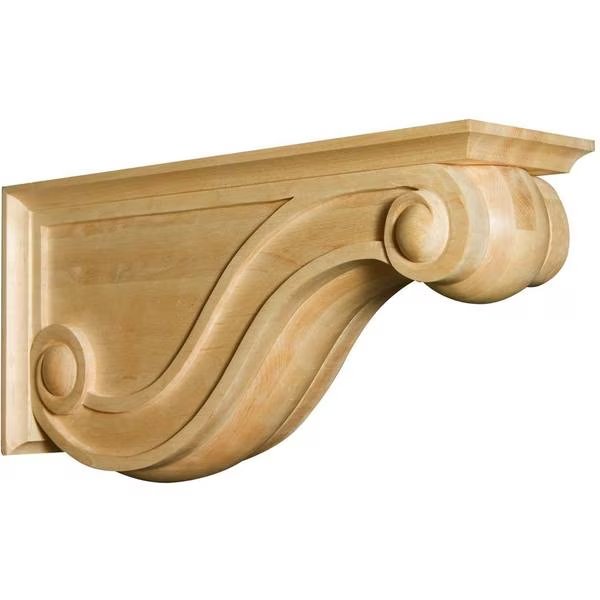 11 x 6 x 22 Adriatic Classic Corbel in Alder, Osborne Wood Products, Mfr#: 8160A